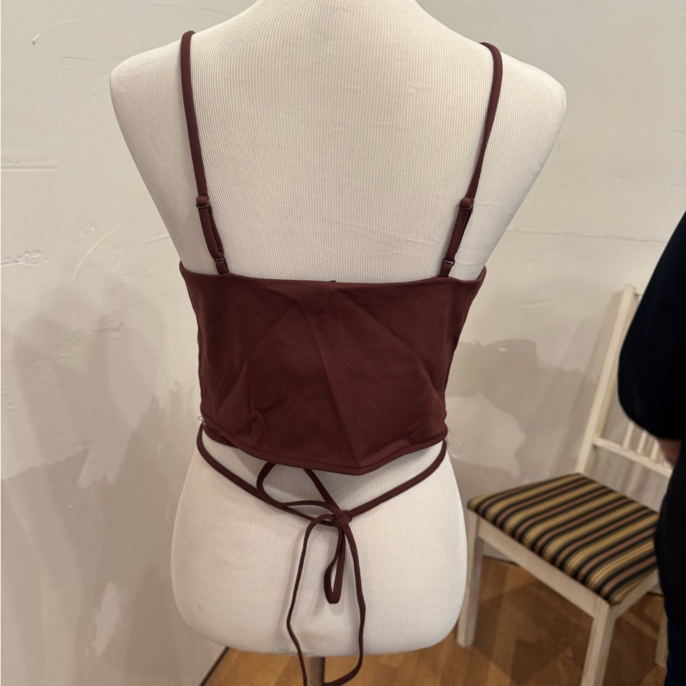Express Rich Brown Top